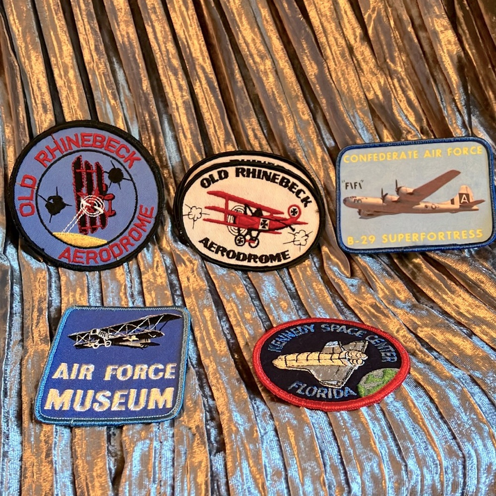 Vintage Airplane Patches - Lot of 6 Designs - 10 Patches Total